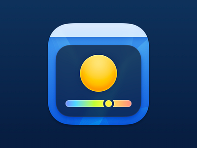Menu Weather Pro macOS App Icon app icon design icon design macos app icon
