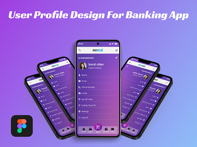 User Profile Design For E-Wallet App user experience