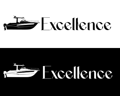 Sailboat "Excellence" Logo Design branding graphic design logo