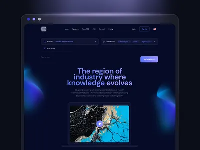An all-encompassing database website ai website big data black landing page clean design dark mode dark theme dark theme design dark ui design data management database database management erp gradient information processing ui web design website website designer in lisbon