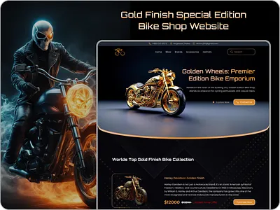 Special Bike Shop Website Design figma