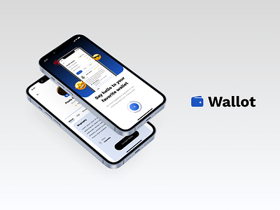 Wallot - UI App Desig banking branding card design figma figma design ui ui design uidesigsn user interface uxui