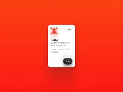 Wardrobe — Challenge Card design figma minimal product design ui ui design ux uxui