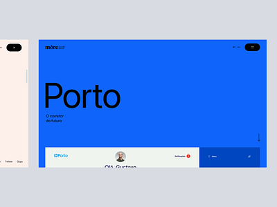 Môre - Porto design interface layout minimal ui ux