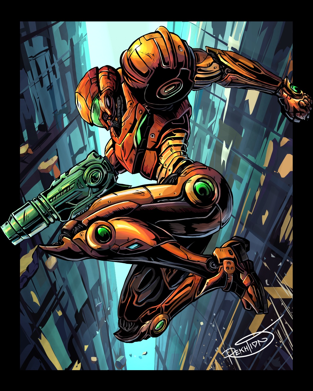 Samus Aran by Rekhtion ⚡️ 040 epicgames gameon metroiddread