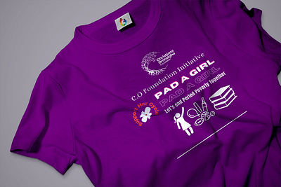 Pad a girl initiative, Mockup Tshirt Design