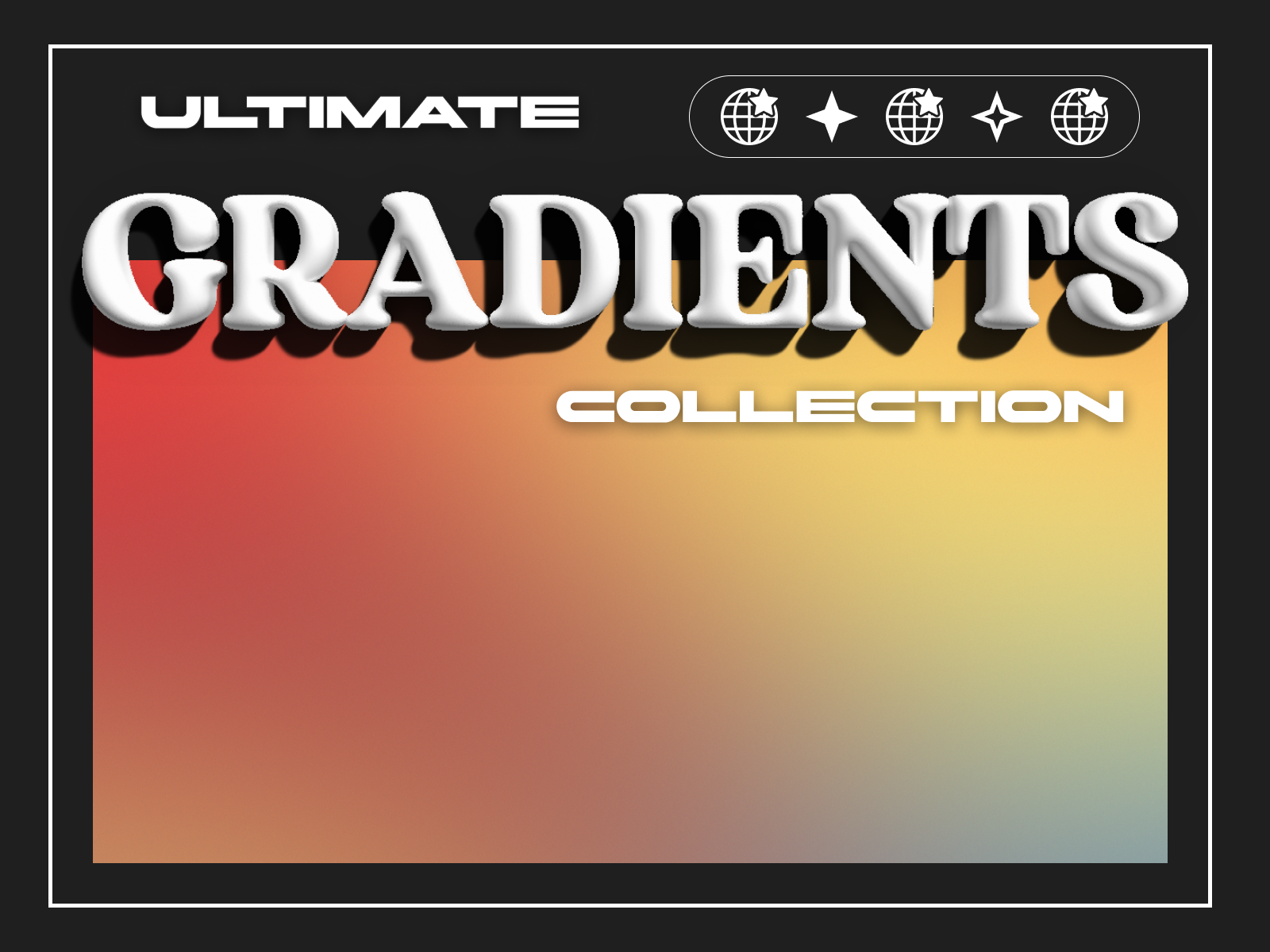 Ultimate Gradients Collection background banner branding dailyui design resources designkit free freebie freemium gradients graphic design poster design social media texture ui design webdesign