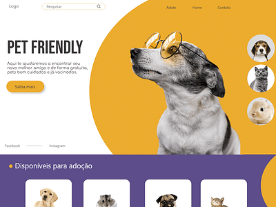 Pet Friendly - Web site adobexd design graphic design ui ux