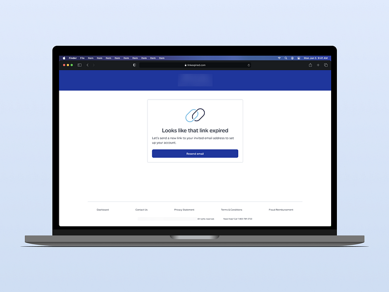Onboarding - Link Expired design ios mobile ui ux