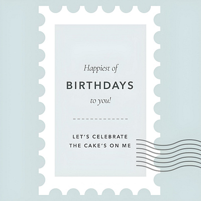 Gray and white minimalist birthday greeting card design graphic design gray and white greeting card design happy birthday card illustration minimalistic vector