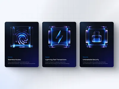 Blockchain platform cards blockchain cards crypto crypto design cta cards ui card web web cards web design web3 webdesign