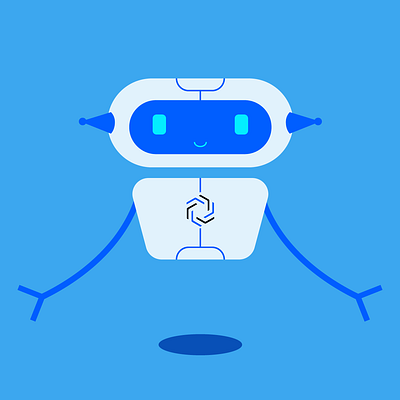 genie character for a cybersecurity brand adobe illustrator character fun ia illustration robot