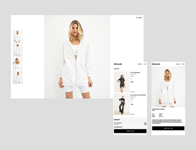 DECALAIS | E-commerce e commerce online store ui user experience user interface ux uxui uxui design website