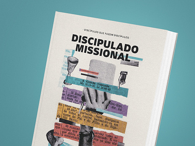 Discipulado missional book book cover collage cover design discipleship faith graphic design layout print