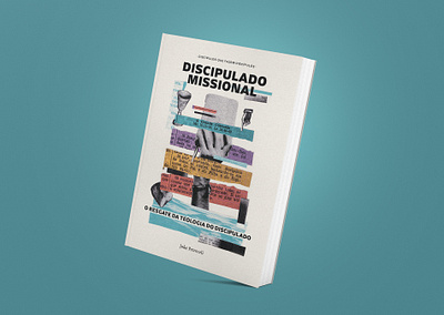 Discipulado missional book book cover collage cover design discipleship faith graphic design layout print