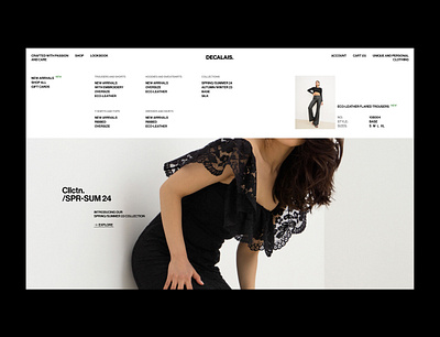 DECALAIS | E-commerce e commerce online store ui user experience user interface ux uxui uxui design website