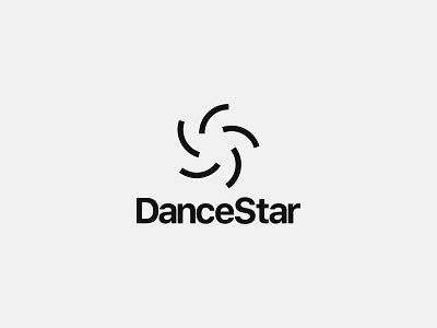 DanceStar branding brandlogo clean danceacademy danceschool design graphic design icon illustrator logo logomark logotype mark minimal star symbol timeless visualidentity
