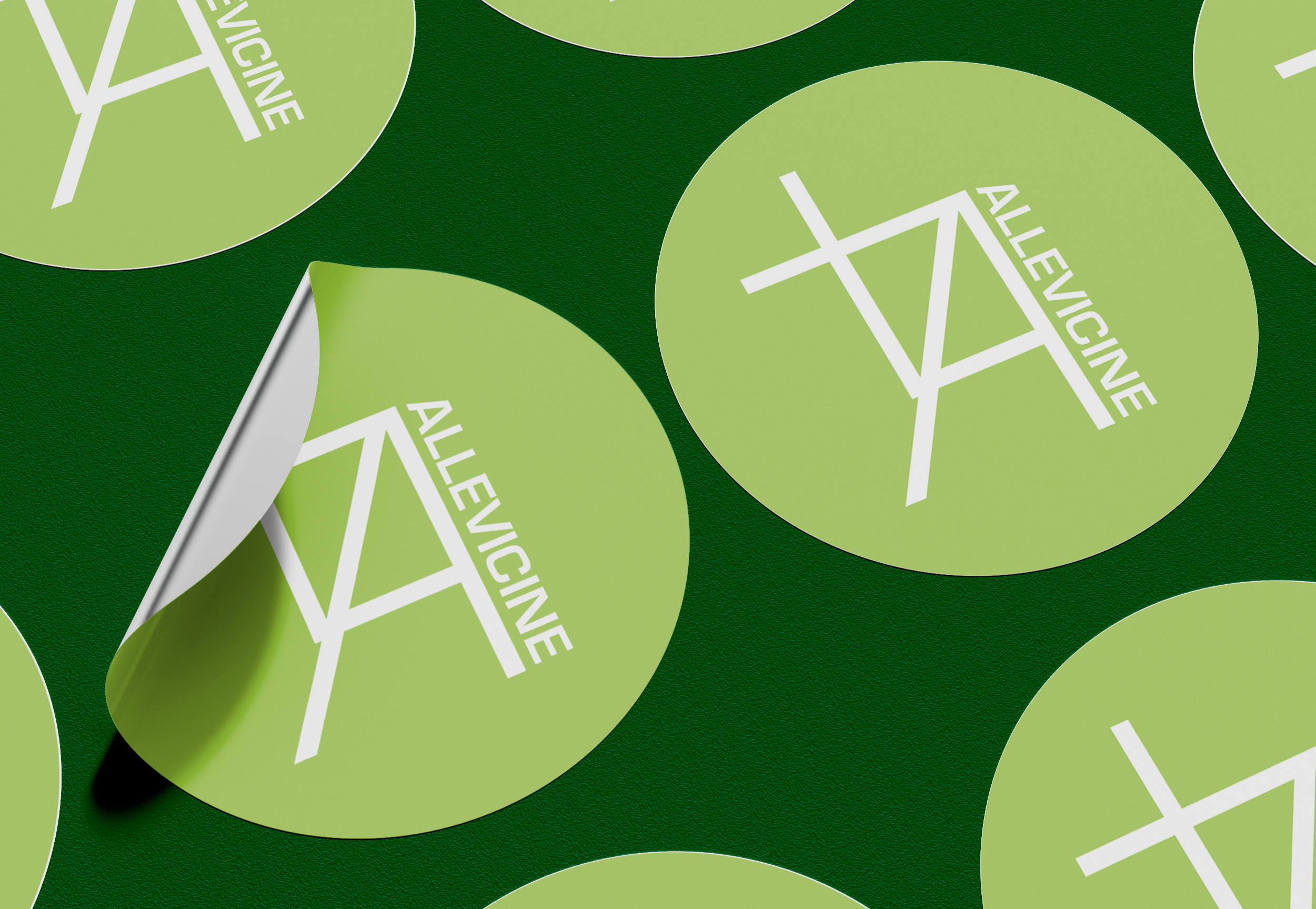 Allevicine Pharmacy brand identity branding design graphic design logo typography vector