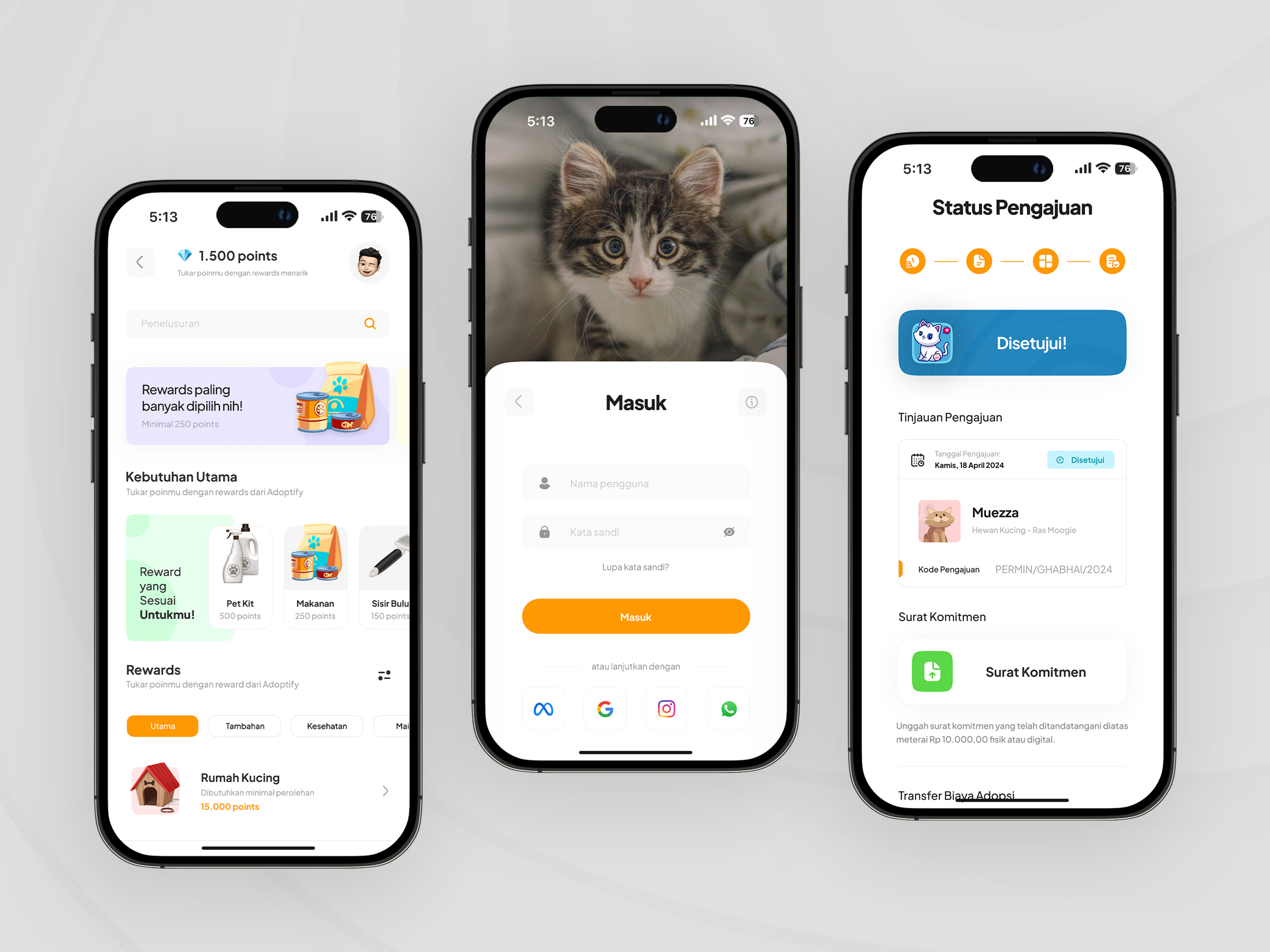 Adoptify – A Mobile Pet Adoptions App graphicdesign interfacedesign mobileapp mobileapplication mobiledesign mobileinterface ui uidesign userinterfacedesign ux