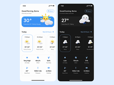 Weather App mobile app ui ui design weather weather app