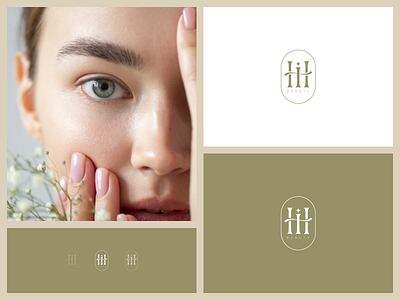 Letter HI / IH Monogram Logo Design beauty boutique brand design branding cosmetic cosmetics design illustration logo logo design monogram salon vector