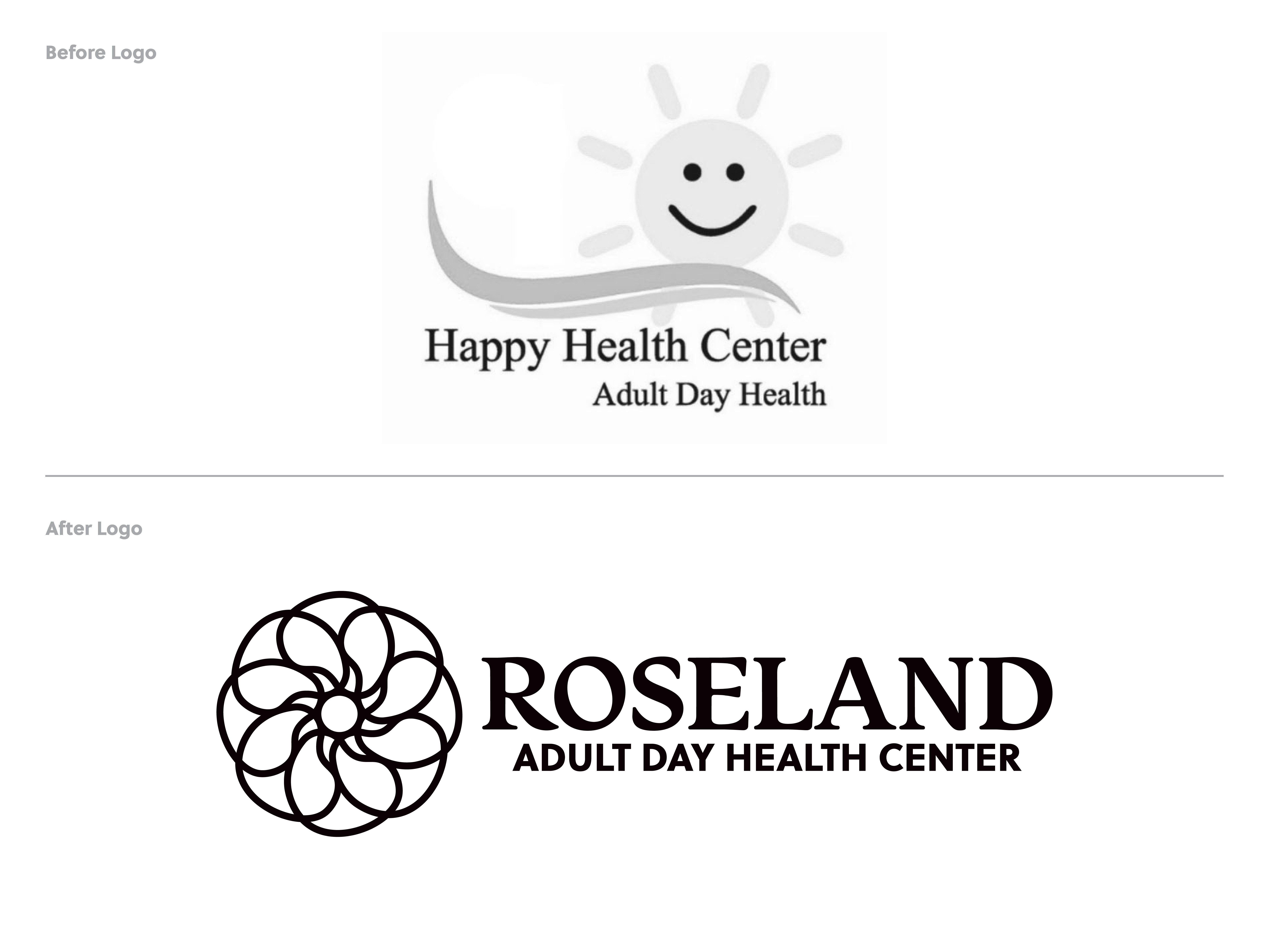 Roseland Adult Day Health Center Logos by Cassio Vieira on Dribbble