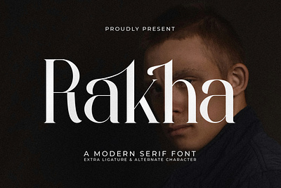 Rakha - A Modern Serif Font style