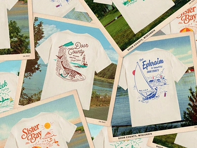 Zeke's Village Market: Seasonal Apparel apparel apparel design beach camping design door county fishing golfing graphic design illustration retro sailing state park tshirt tshirt design type typography up north vector wisconsin