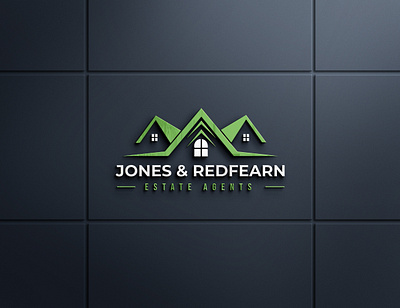 JONES & REDFEARN ESTATE AGENTS LOGO animation branding company design graphic design illustration logo realesta vector