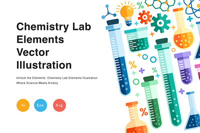 Chemistry Lab Elements Illustration scientific
