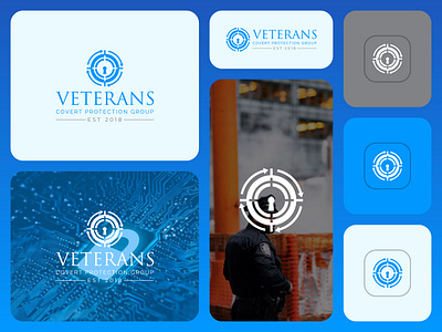 Veterans Cyber Security Company Logo brand logo branding business logo company logo creative logo cyber logo cyber security logo cybertech logo design logo design professional logo security company logo security logo