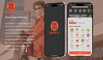 Food app delivery-UIUX Design branding graphic design logo ui