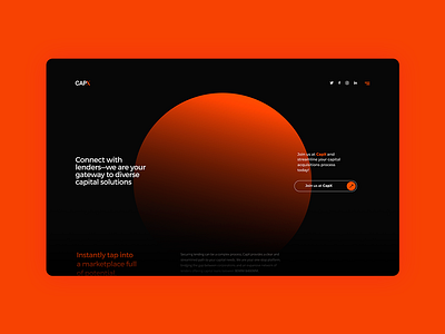 CAPx branding business fintech graphic design ui website