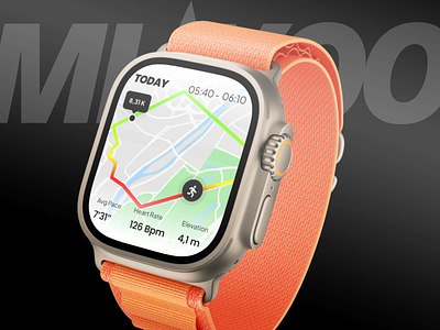 Mlayoo - Apple Watch Version activity aplication apple apple watch design figma health app minimalist product design running app smart watch sport sport app traker ui design uiux watch watchos watchui widgets