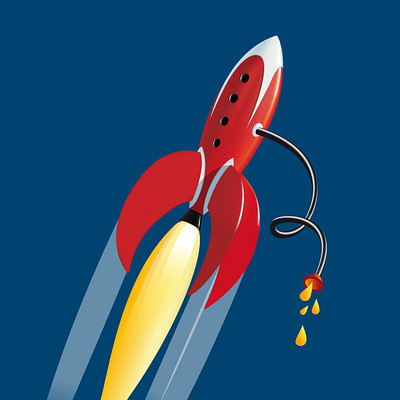 Rocket Fuel Sauce illustrations branding illustration