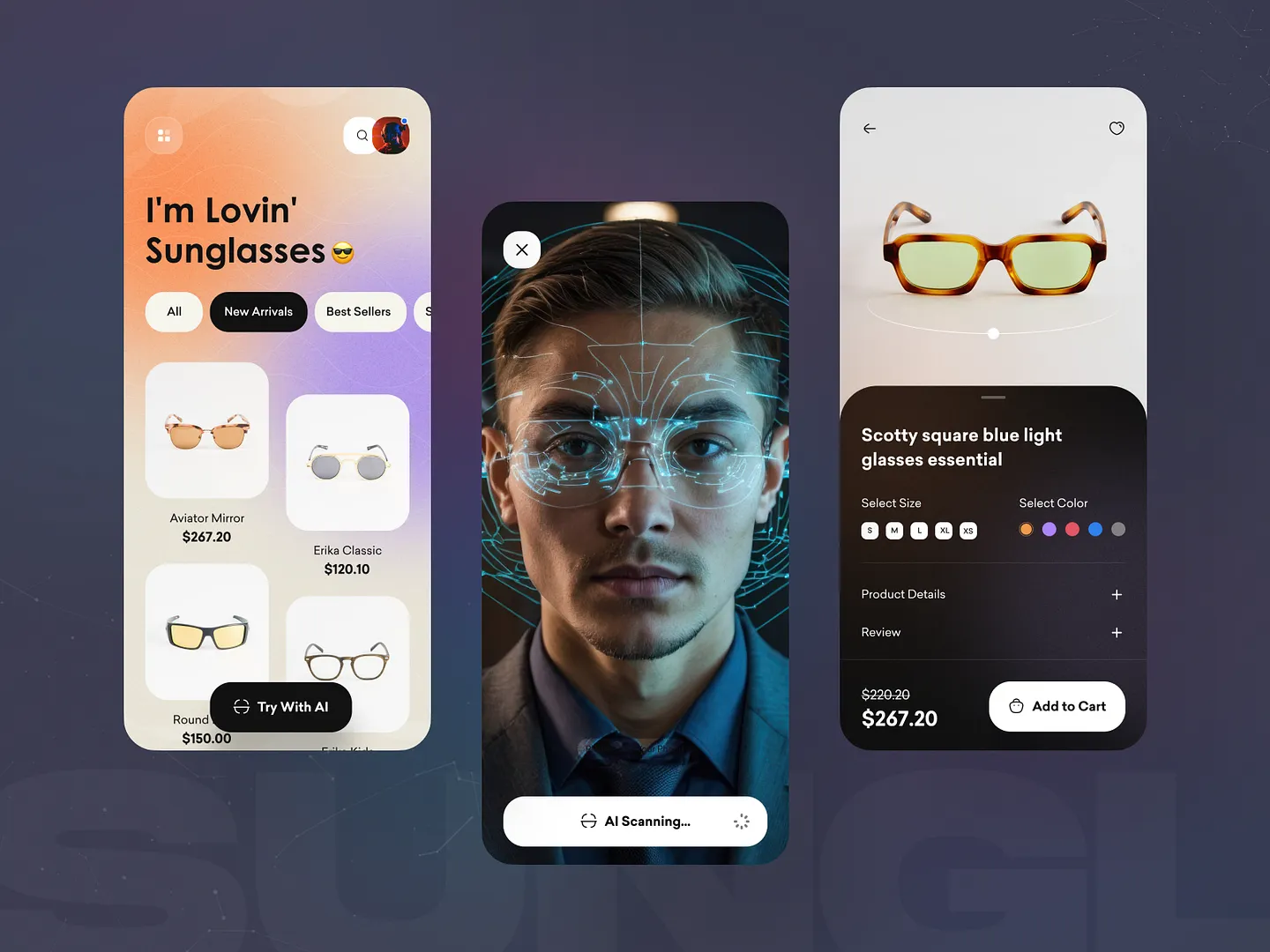 Augmented Reality E-Commerce App for Sunglasses