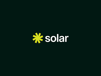 Solar Brand Logo Concept best logo best logo mark brand logo branding branding logo design graphic design illustration logo logo branding logo design logo idea logofulio solar logo solar logo mark ui