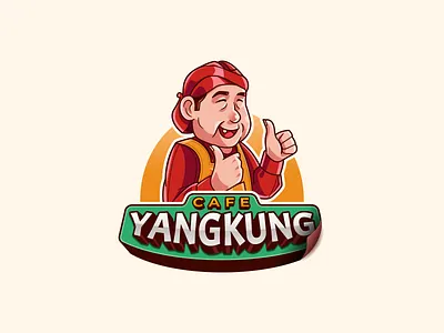 Yangkung Brand Identity branddesign brandidentity branding foodlogo illustration logo logodesign