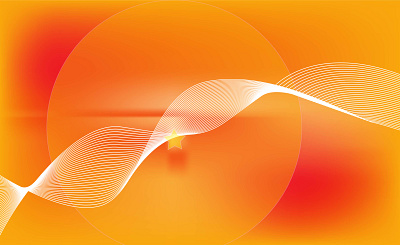 Red and orange color sun drop wave background research