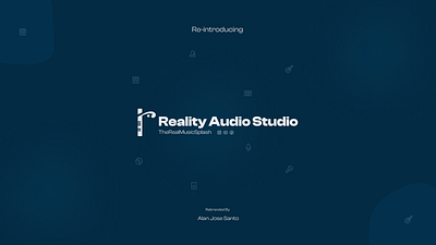 Reality Audio Studio - Rebranded brand branding figma graphic design logo music poster