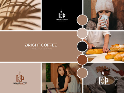 Coffee Shop Logo | cafe Logo | Bright Coffee Logo Design branding bright coffee cafe logo cafe shop logo coffee adda coffee shop cofffee logo cold coffee food logo gradeint hangout logo hot coffee iconic identity light coffee logo logo design modern mug restaurant logo