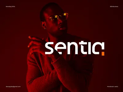 Sentiq Logo Branding b2b brand identity brand strategy branding business logo logo minimalist modern sentiq trendy wordmark