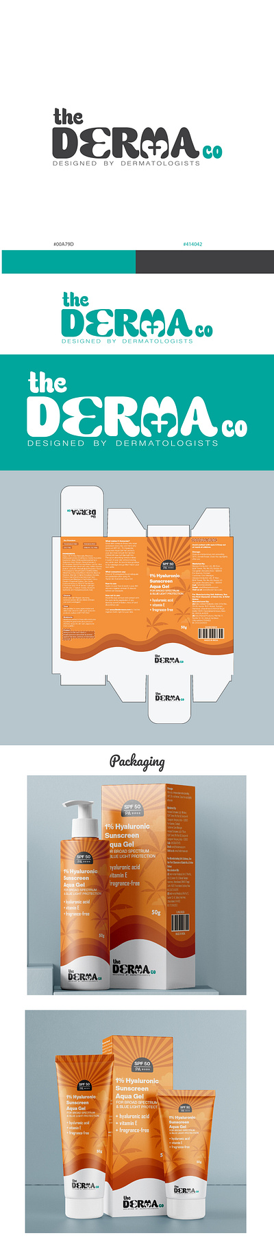 The Derma co - Logo rebranding and Packaging logo logo dsign logo rebranding packaging product design the derma co