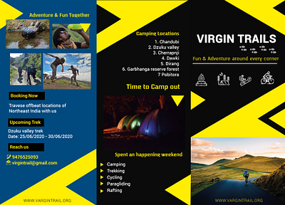 Brochure design for a travel agency branding branding design brochure graphic design vector