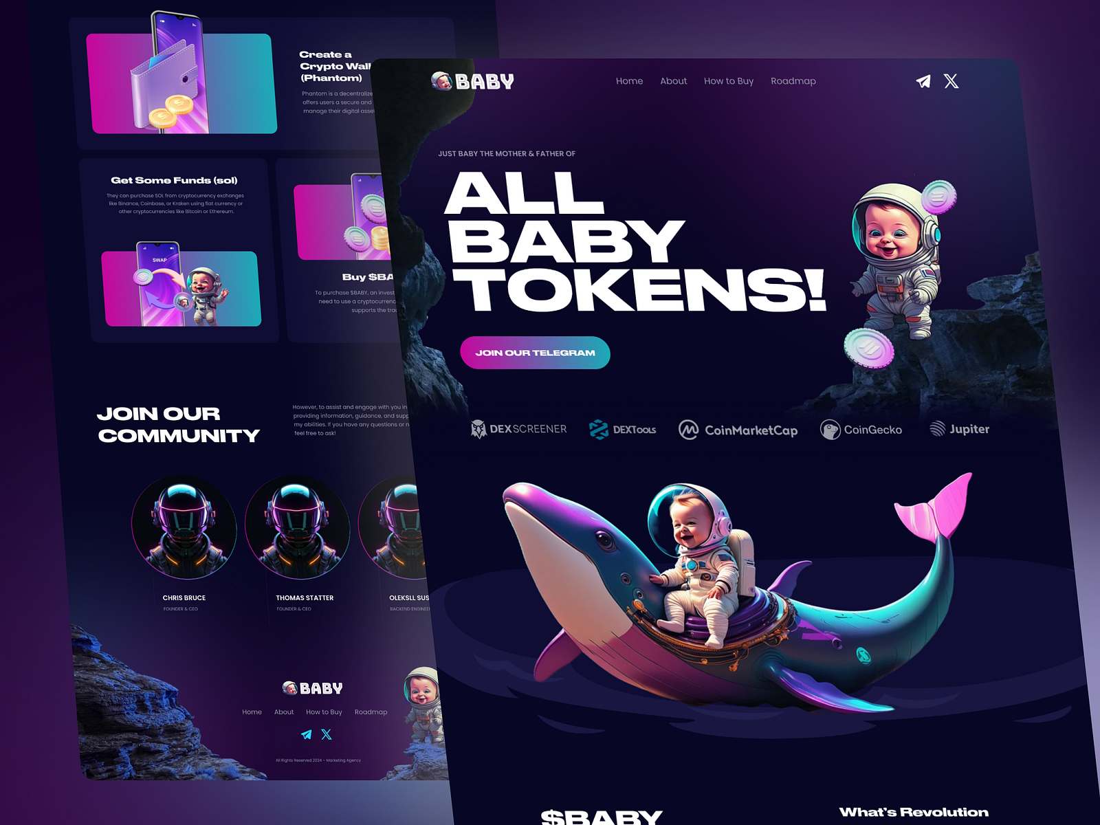 Meme Landing Page by Abul Kalam Azad on Dribbble