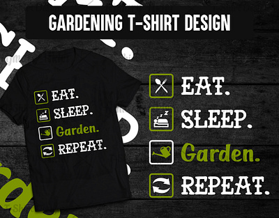 Gardening T-shirt Design garden tshirt designs