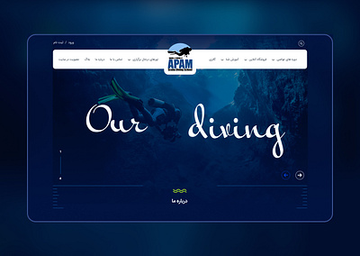 Diving Website design web diving diving diving website