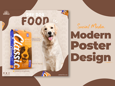 Social Media Poster Design For Pet World! ads poster design ai cat design dog graphic design social media post ui