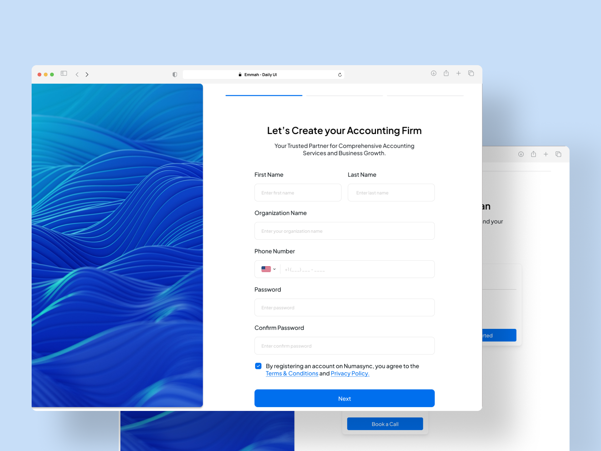 Example of Minimalistic Dashboard Design
