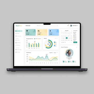 HealHive - Medical Management Dashboard